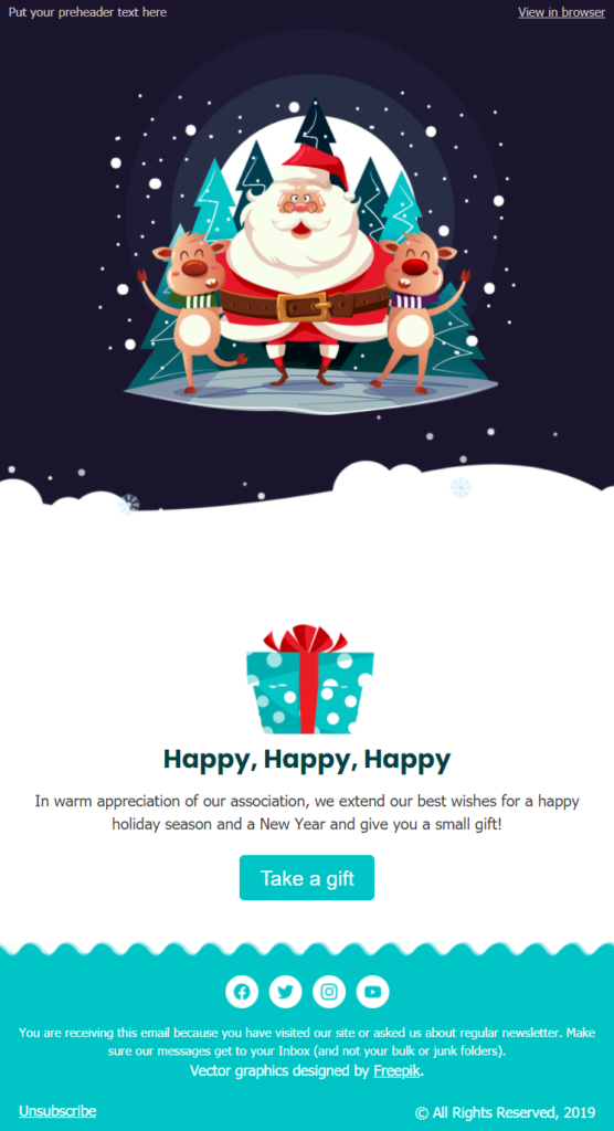 15 Free Christmas Email Templates Ideas for High Converting Blog